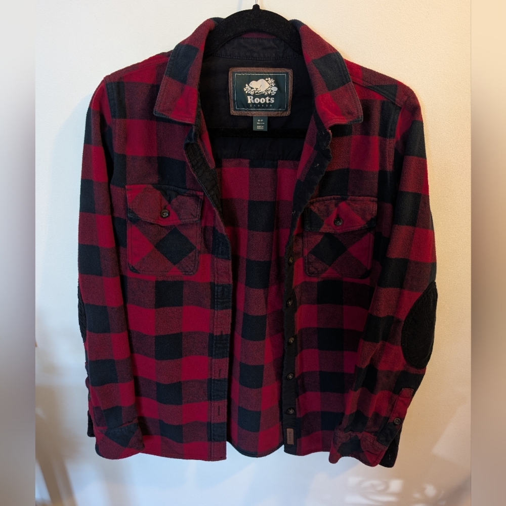 Roots Classic Plaid Button Down, Small